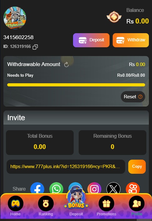 777 Plus Game